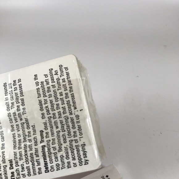 Bicycle Euchre Two Deck Set Playing Cards VTG 1989 Sealed USA US Playing Card Co - Picture 11 of 11